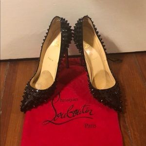 Christian Louboutin Pigalle Spiked Heels